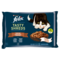 Felix® Tasty Shreds Karma dla dorosłych kotów wiejskie smaki w sosie 320 g (4 x 80 g)