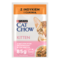 Purina® Cat Chow® Purina® Cat Chow® Kitten, delikatne kawałki w galaretce z indykiem i cukinią Pełnoporcjowa karma dla kociąt