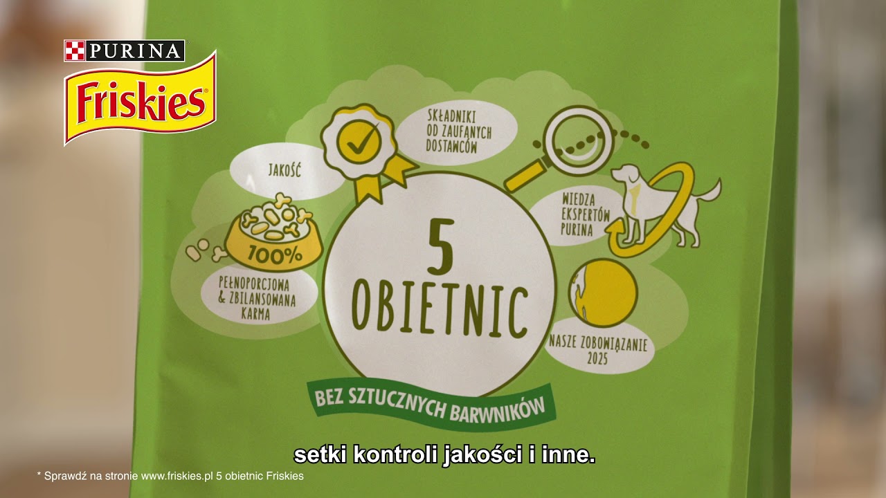 5 obietnic Friskies® dotyczących szczęśliwego i zdrowego życia